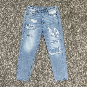 American Eagle distressed boyfriend jeans